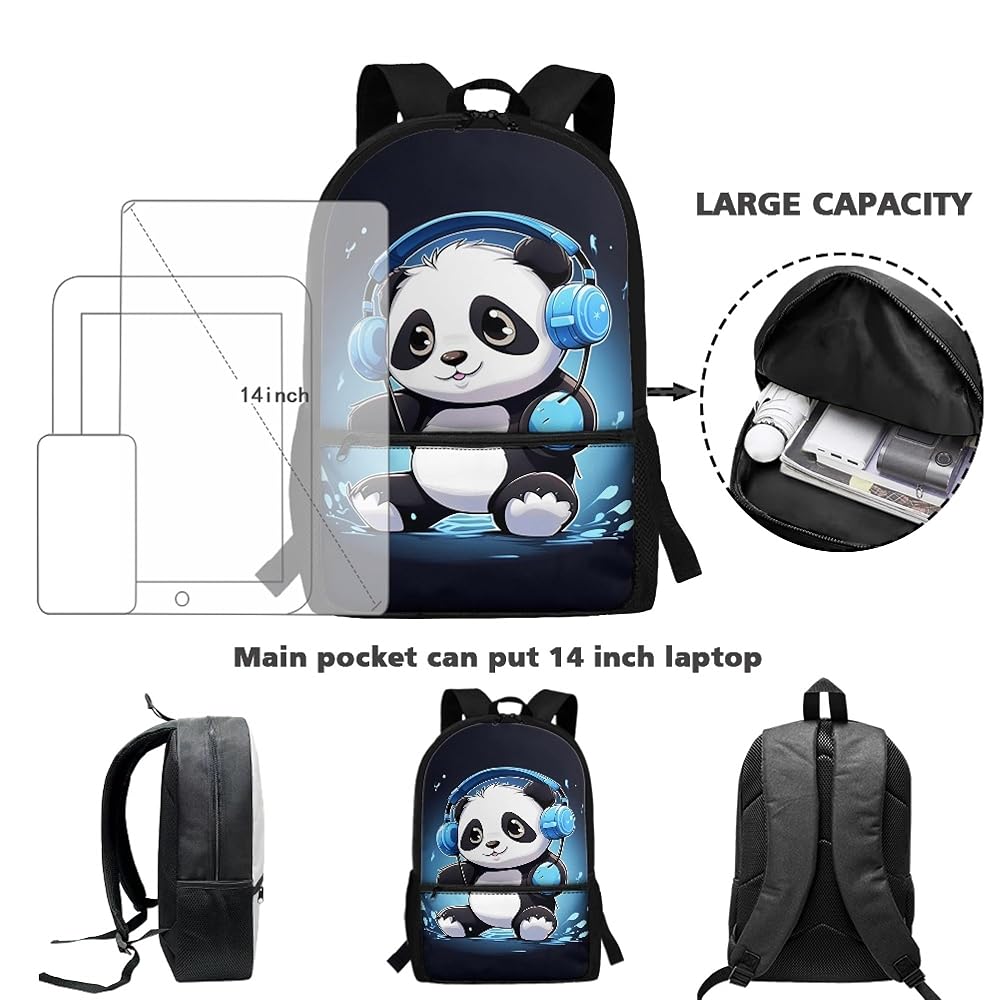 Amazon.com | Zanxiantu Music Panda Backpack for Teen Boys